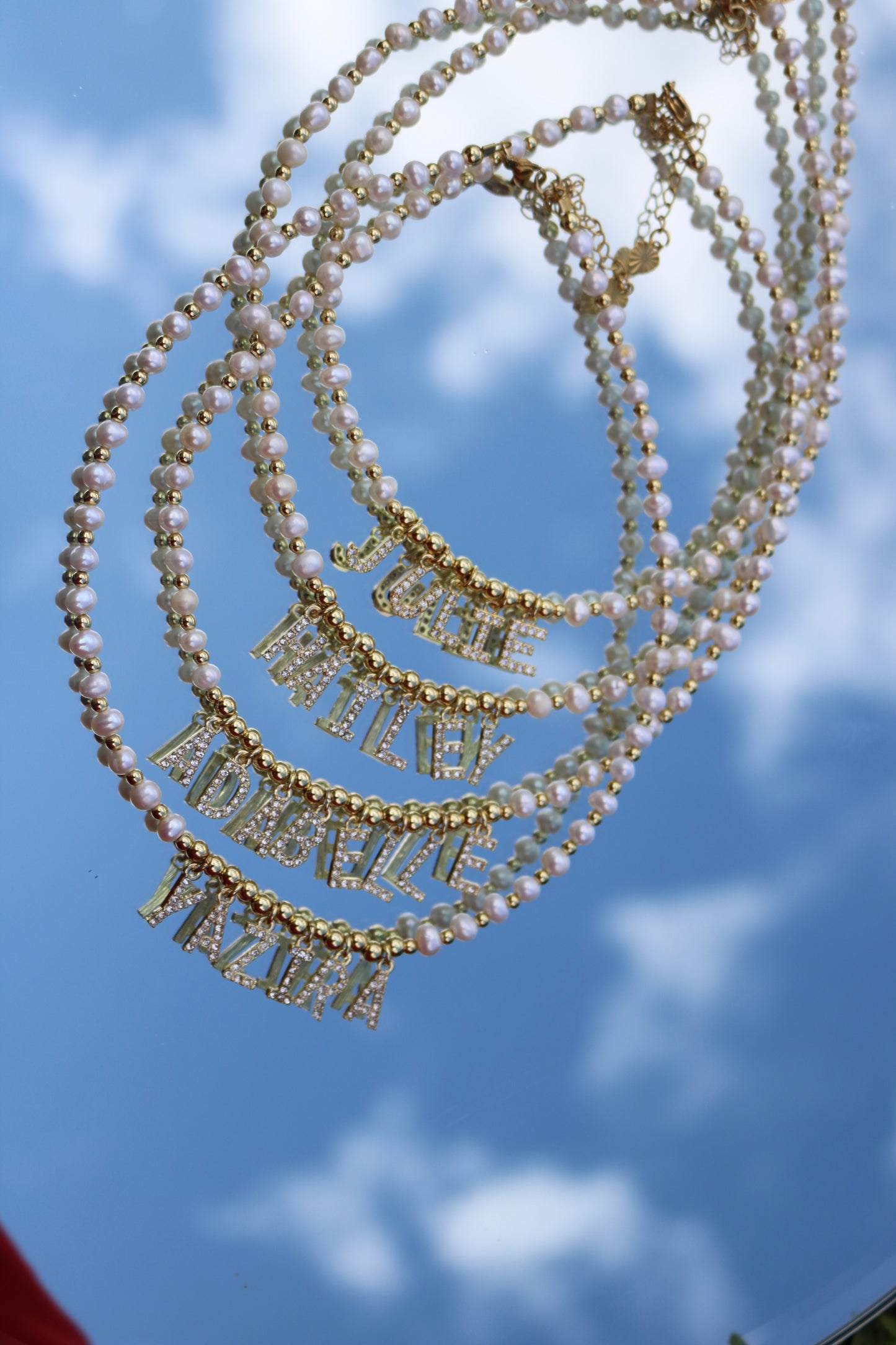Signature Pearl Name Necklace