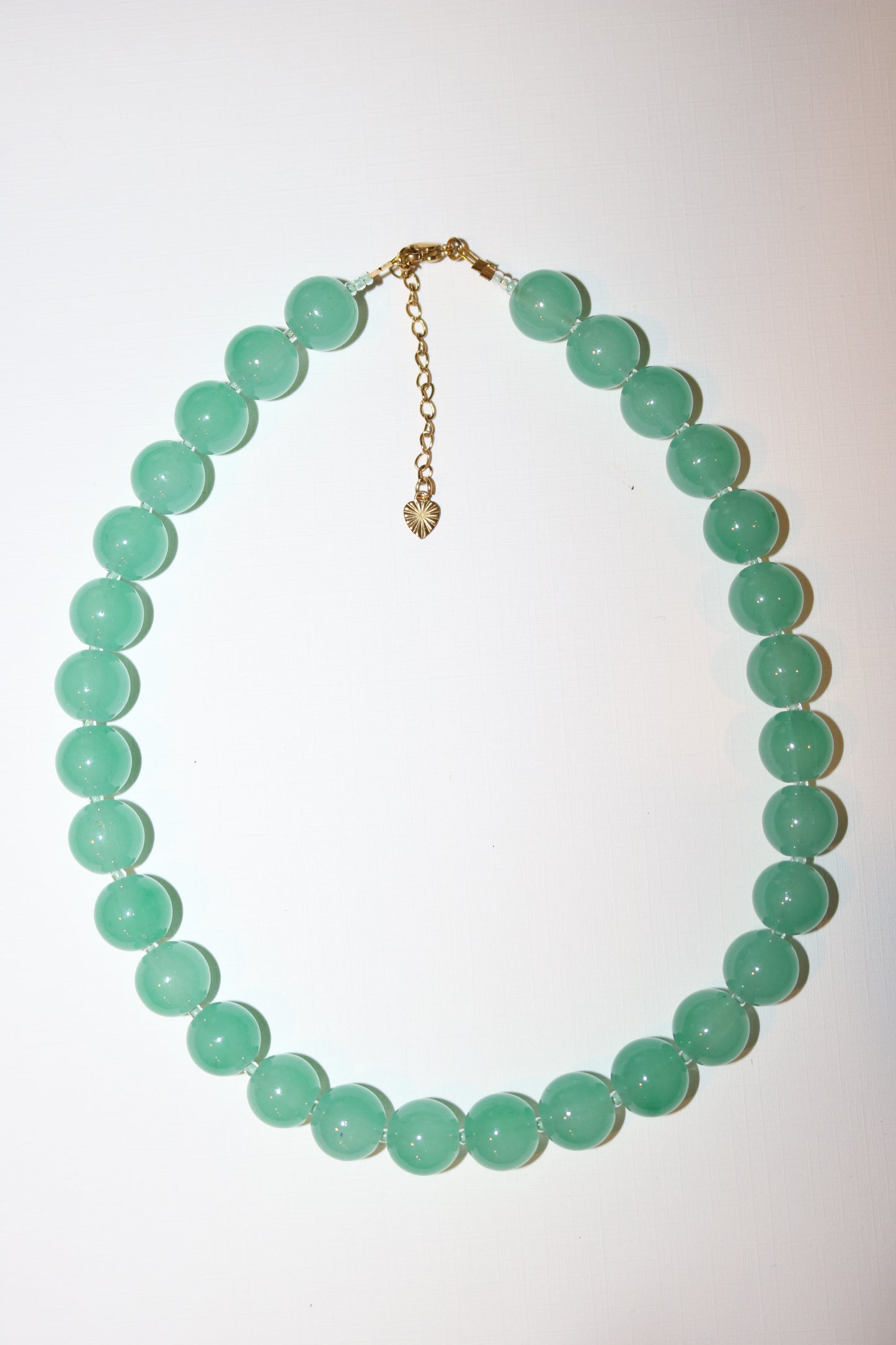 Glass bead necklace
