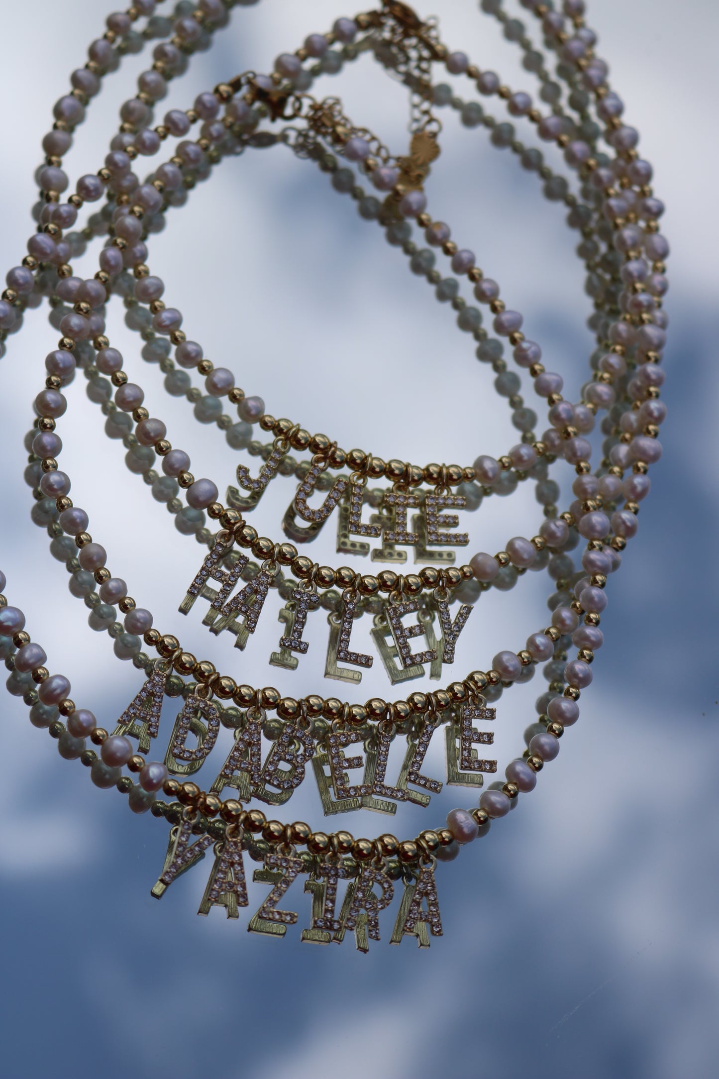 Signature Pearl Name Necklace