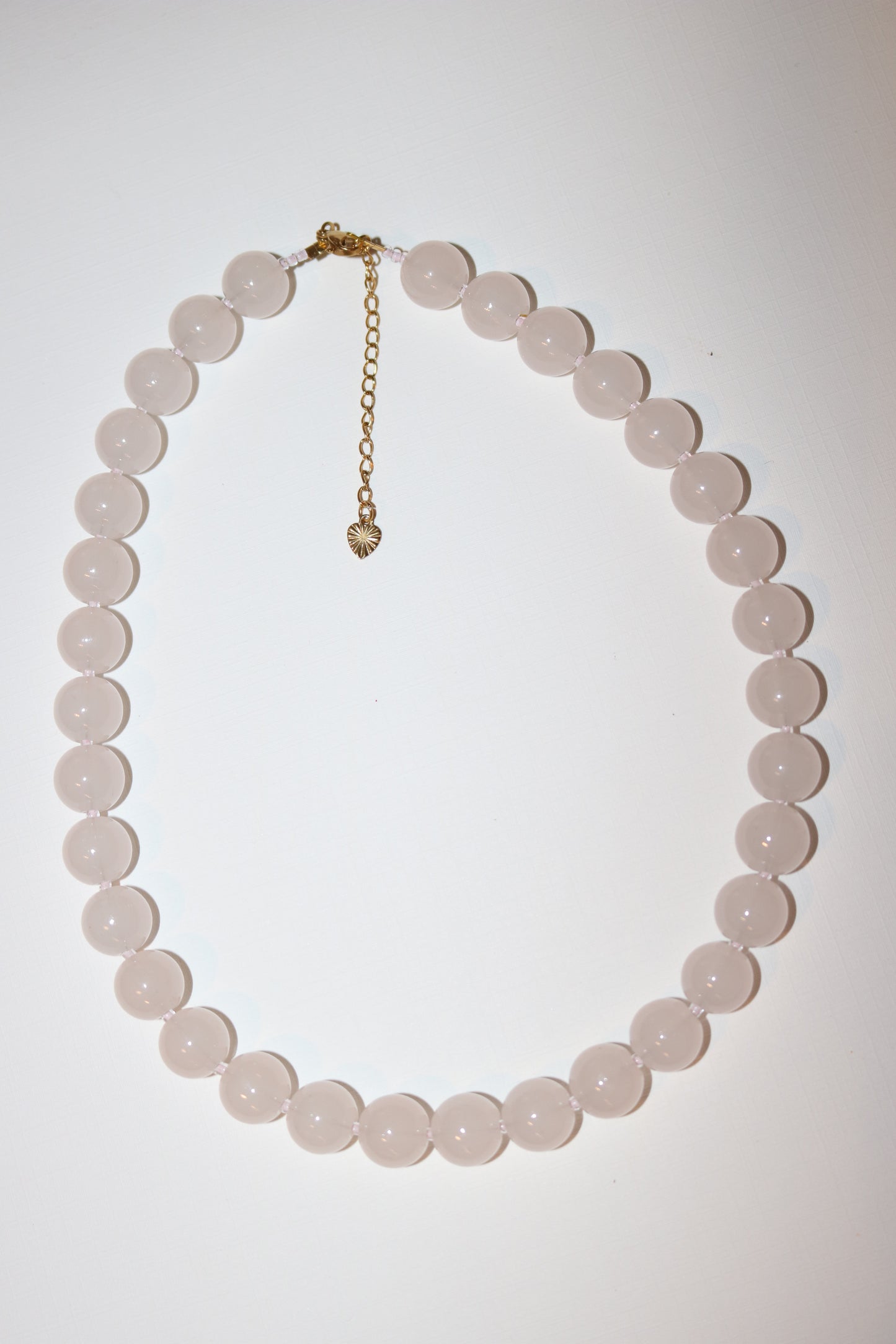 Glass bead necklace